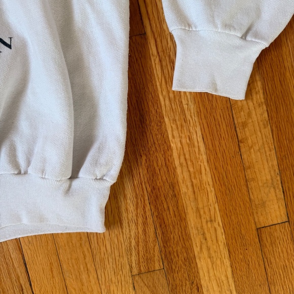 Vintage 80s Snowmobile Black and White Graphic Sweatshirt - Picture 4 of 6